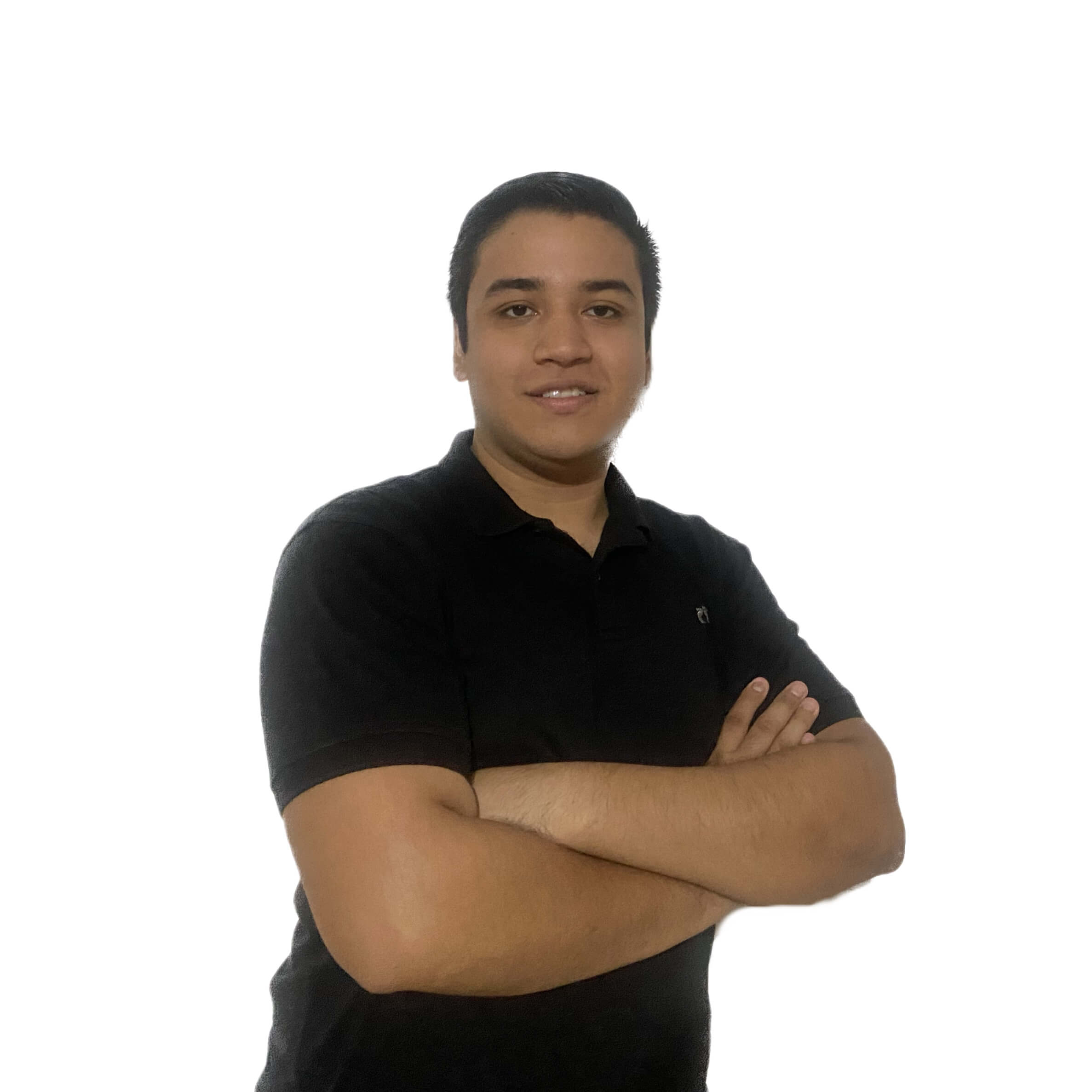 Foto de de Pedro Midueño con fondo blanco